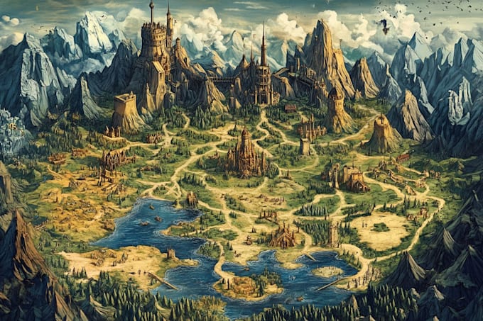 do fantasy map design