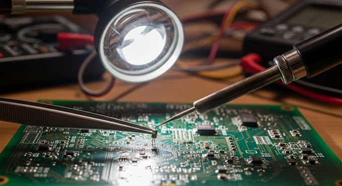 repair pcb solder, reverse engineer automotive circuit board, electronic modules