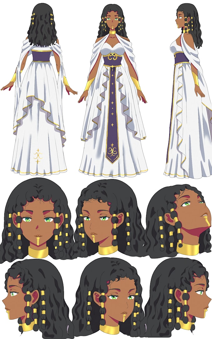 make character design sheets