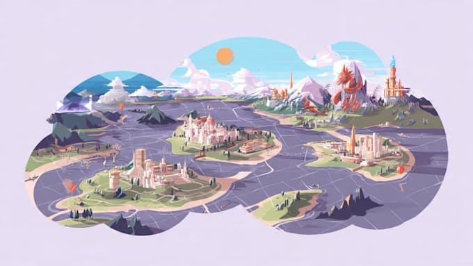 map illustration vector illustration vector map