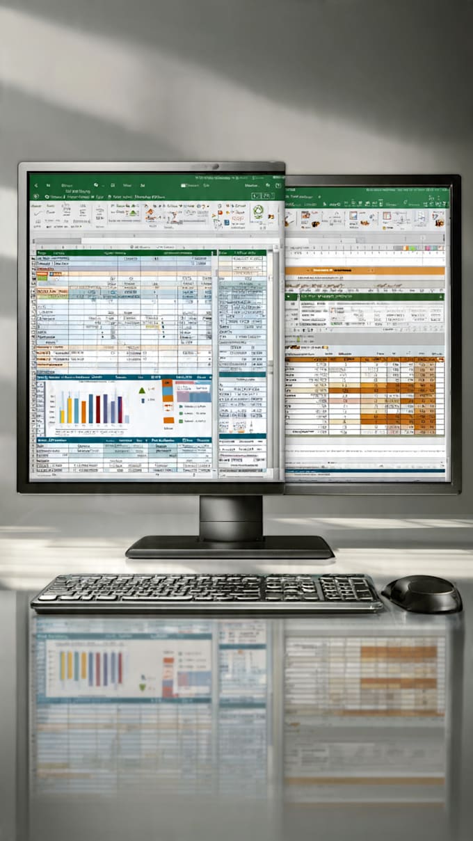 do excel data entry, tally accounting and invoice work