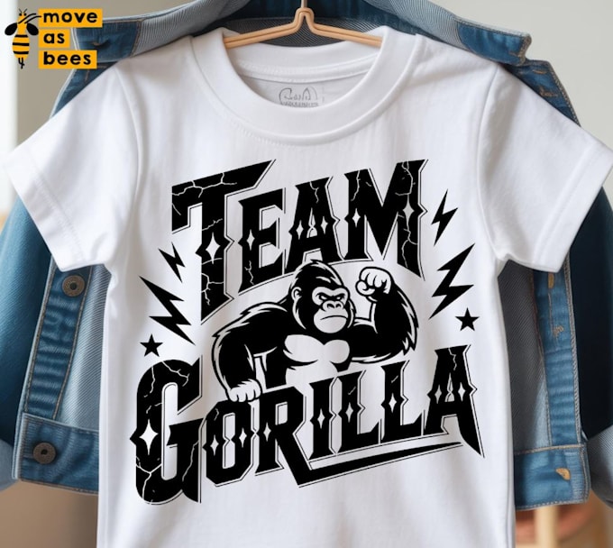 make mazing t shirt gorilla logo