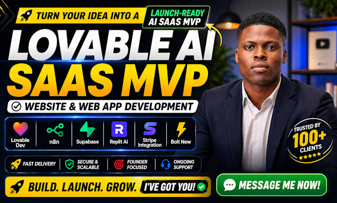 build lovable ai saas mvp web app with lovable dev n8n supabase stripe