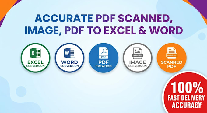 manually convert PDF to word or excel with formatting