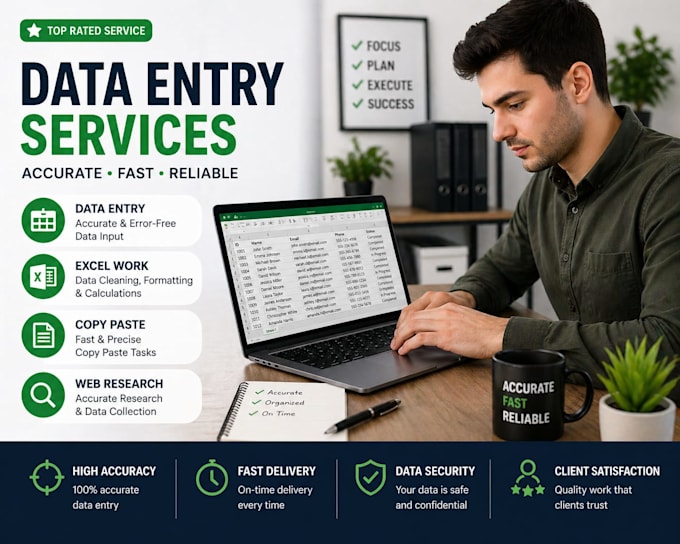 provide ecommerce customer service, live chat support and data entry