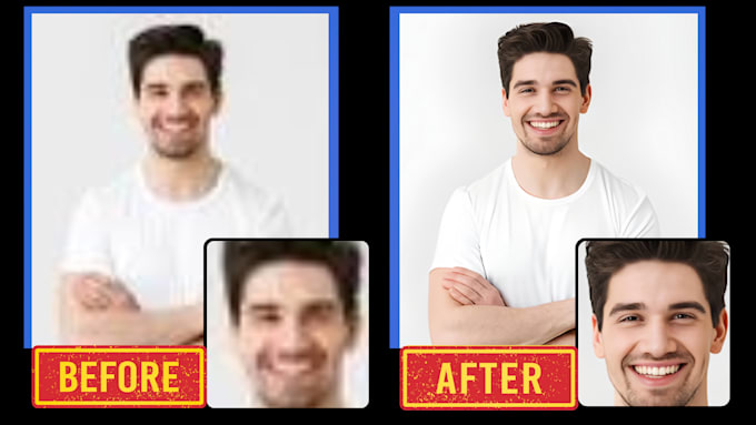 upscale enhance picture, unblur, and increase image resolution