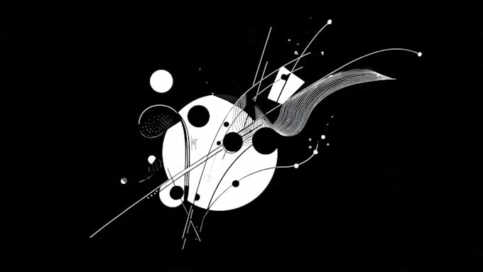 custom an abstract black tattoo design