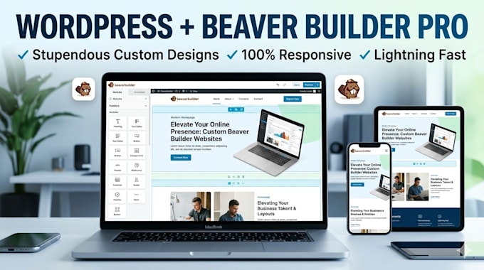 create wordpress website with beaver builder, activate beaver builder pro