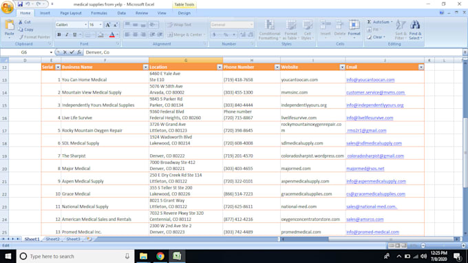 accurate excel data entry as per your requirement