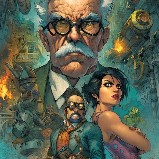 do a cover art or comic cover art