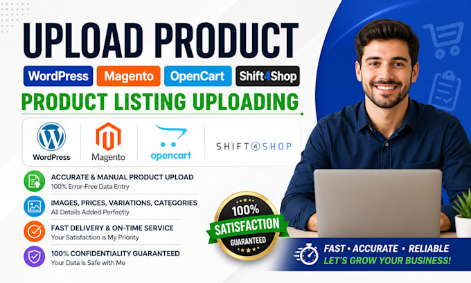 upload product mercari wordpress magento shift4shop product listing uploading