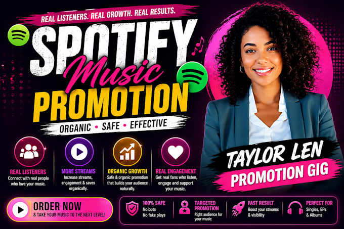 do spotify music promotion and increase your spotify audience