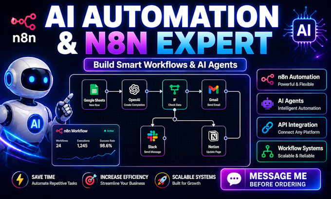build ai agents openclaw setup n8n automation and API integration workflows