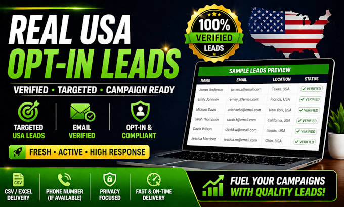 provide targeted fresh USA sweeps take leads