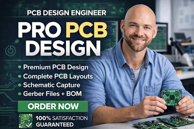 design pcb, schematic, arduino, esp32 and stm32 projects