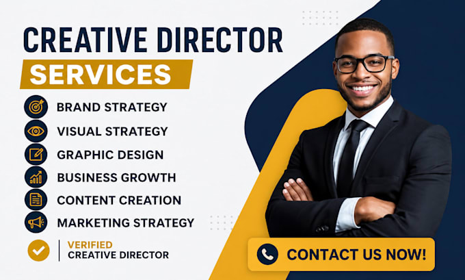 be your creative director for visual strategy, branding, and content creation
