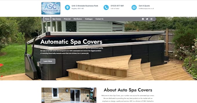 build a fast modern and responsive website