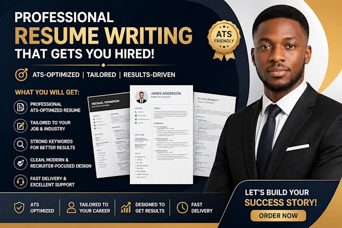 write an ats optimized professional resume and CV