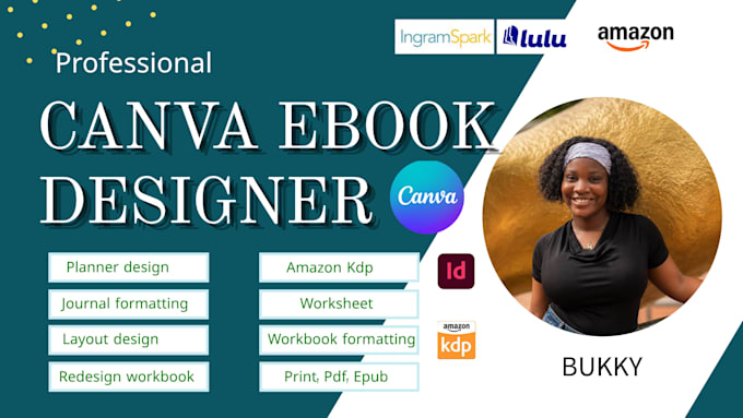 journal design, canva ebook design redesign workbook formatting for amazon kdp