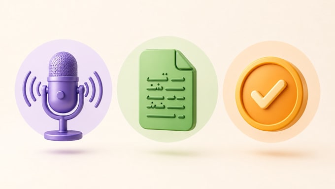 transcribe arabic audio or video to text accurately