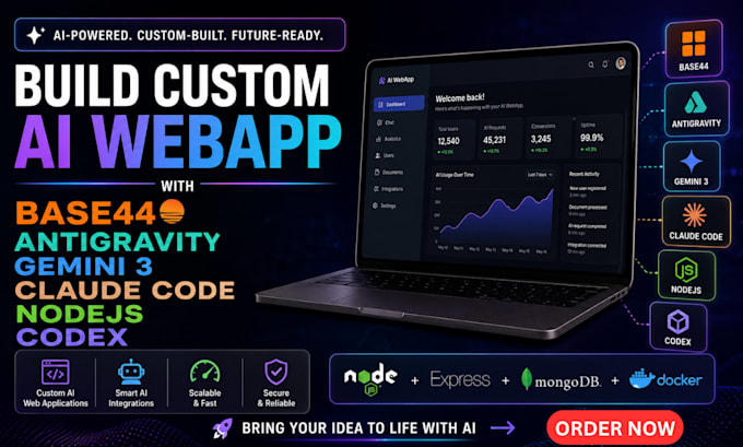 fix custom ai webapp with codex base44 antigravity google ai studio claude code