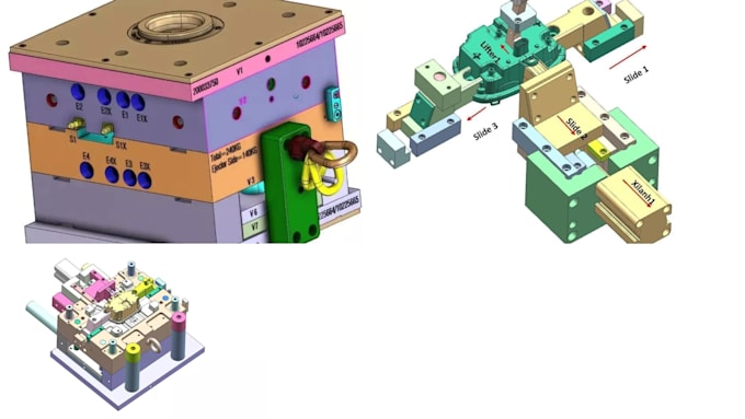 do 3d cad models, prototype designs, mold design for plastic injection molding