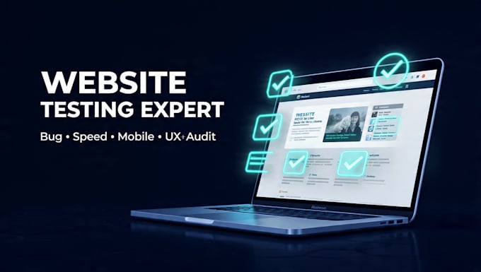 website testing for usability UI UX and functionality
