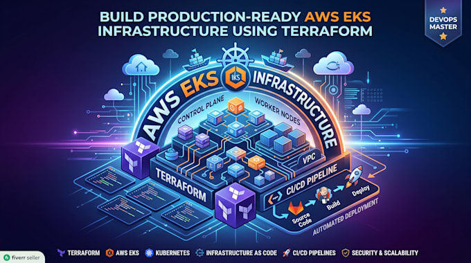 build production ready AWS eks infrastructure using terraform