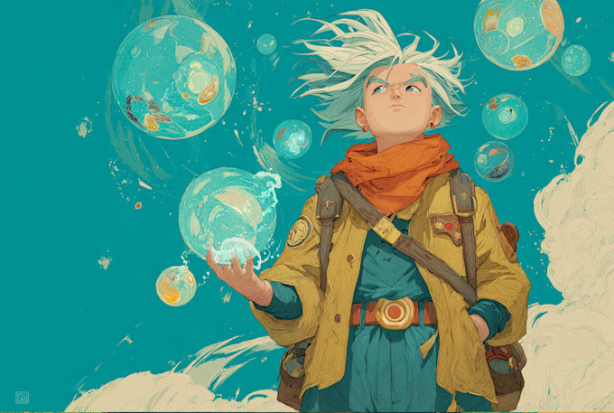 do any dragon ball style illustration for you