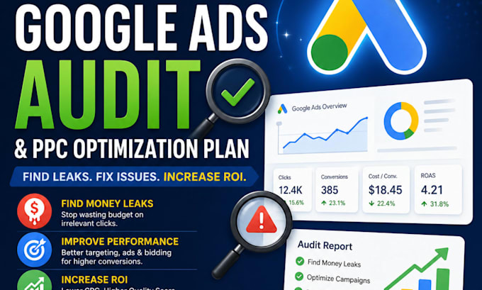 perform a professional google ads audit and ppc optimization plan