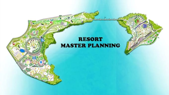 render professional master plan, 2d site plan, 3d animation for real estate