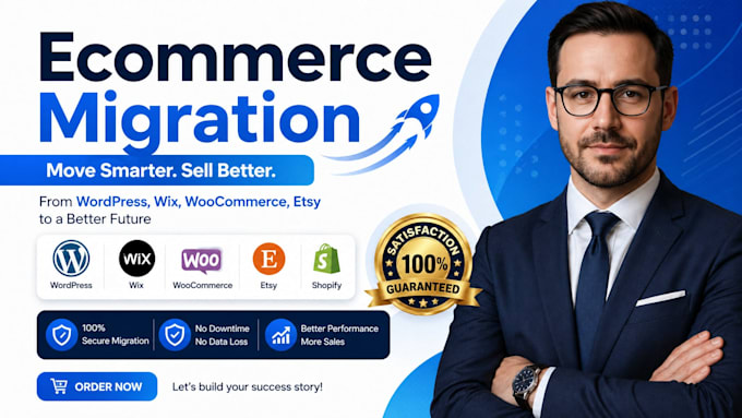 shopify wordpress wix ecommerce migration website and store transfer