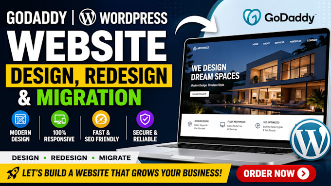 godadddy website design wordpress godaddy redesign godaddy wordpress migration