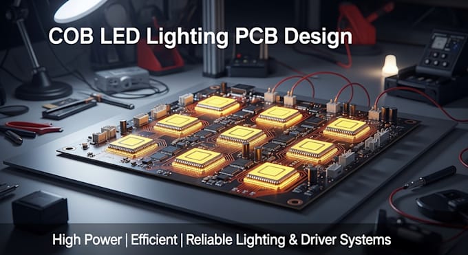 design cob led lighting pcb for illumination, driver and lighting systems