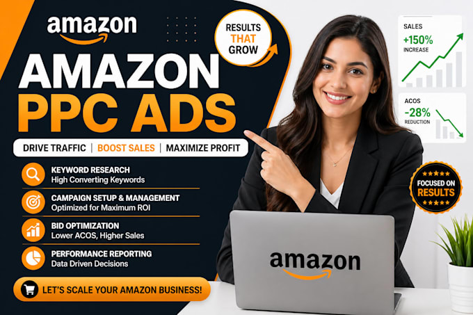 be your amazon PPC expert set up manage and optimize amazon ads