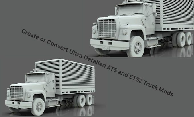 develop custom ats, ets2, truck simulator mods, farm simulator interior design