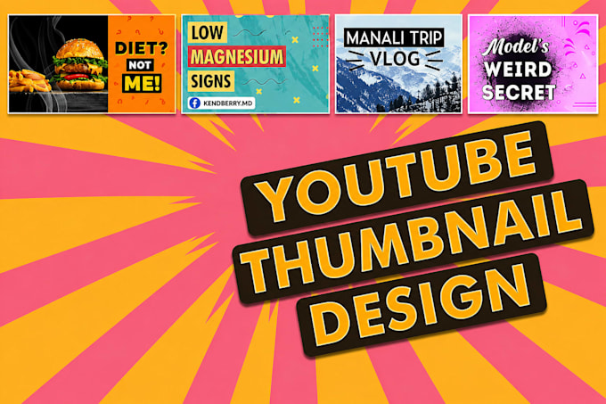 design youtube thumbnails, clickbait thumbnail faceless thumbnail