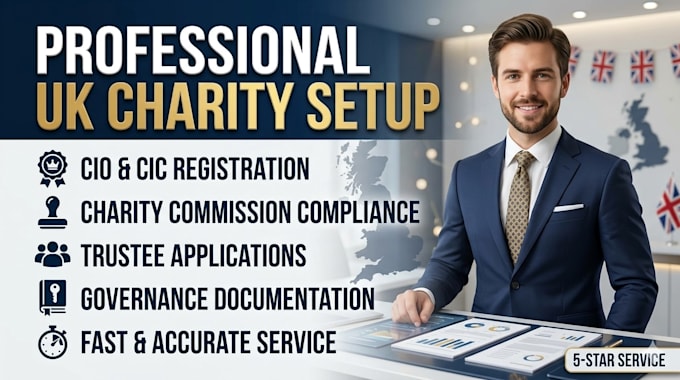 handle UK charity cio cic registration and 501c3 nonprofit setup