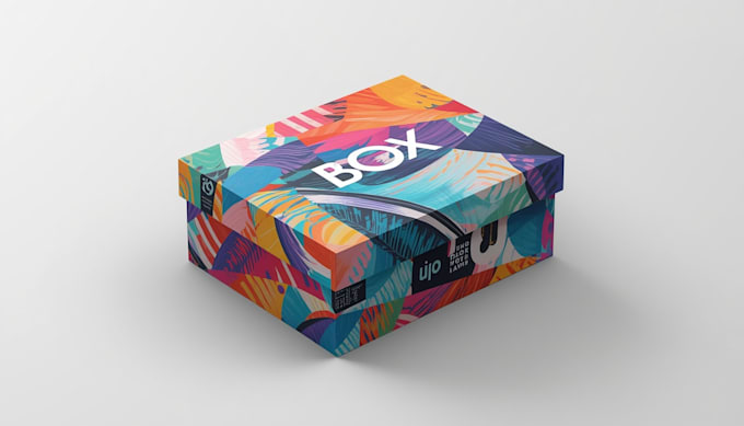 design product packaging box pouch label with mockup