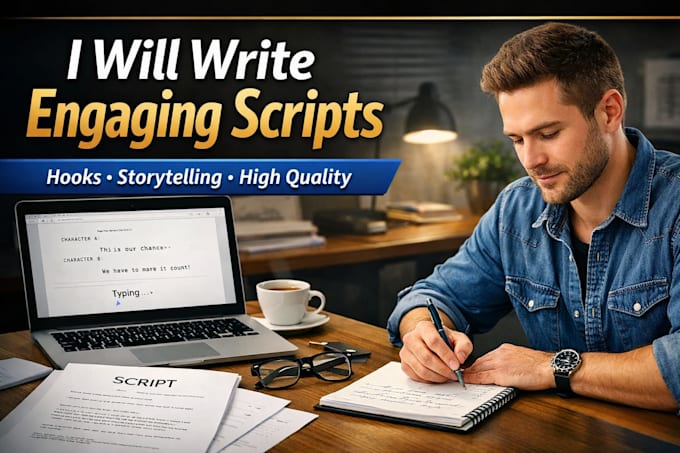 write high converting youtube video scripts, ads, and viral video script