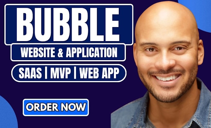build bubble website, bubble io app, bubble saas website, bubble mvp website