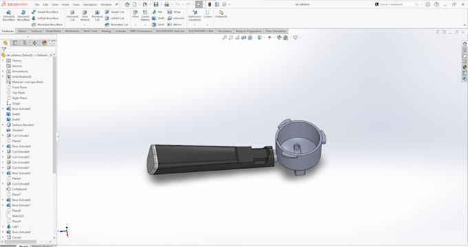 design 3d mechanical parts and assemblies in solidworks