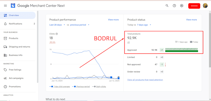 fix google merchant center suspension for misrepresentation