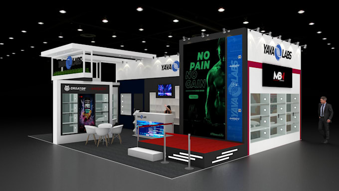 3d trade booth designing