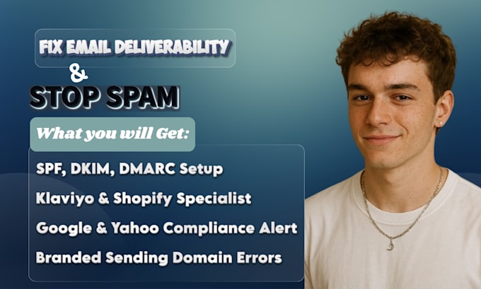 fix email deliverability, setup spf dkim dmarc and technical infrastructure