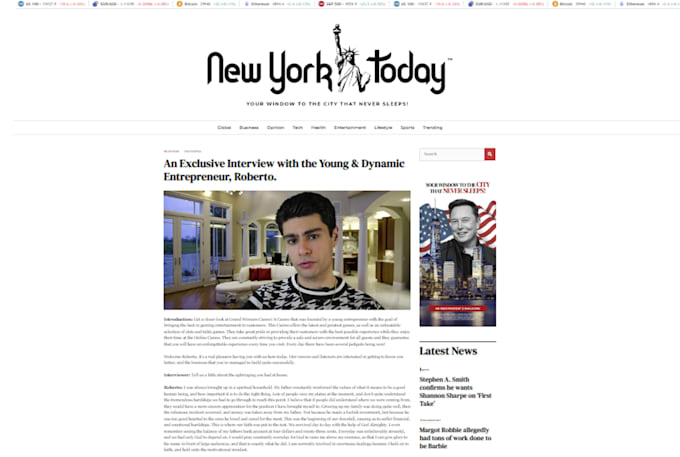 publish article on us newspaper