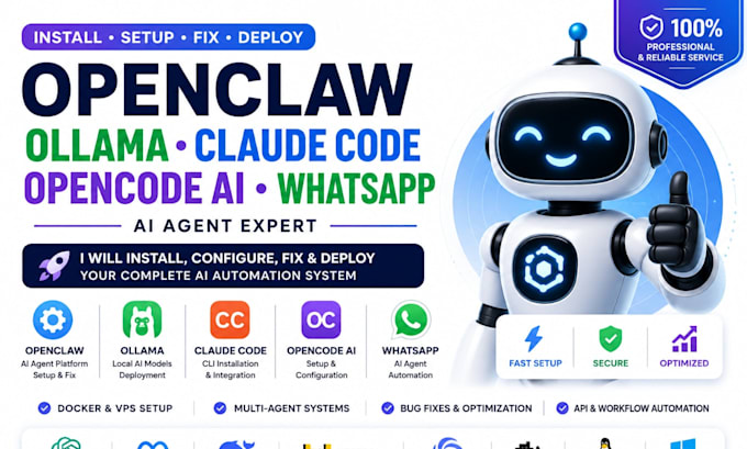 install open claw ollama claude code opencode ai openclaw whatsapp openclaw fix