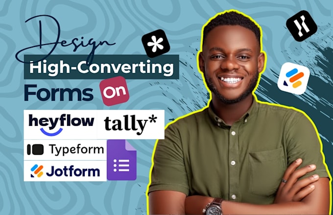 create high converting jotform, cognito forms, typeform, heyflow, google forms