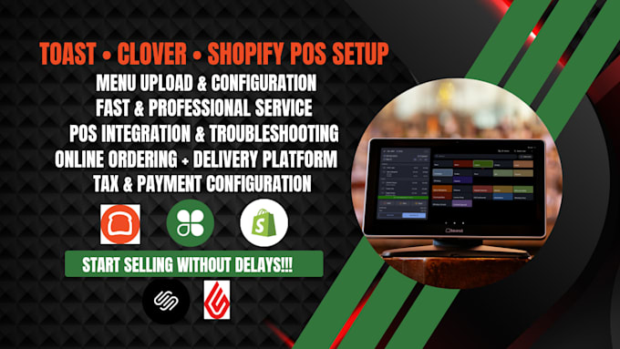toast pos square pos shopify pos lightspeed pos setup integration expert