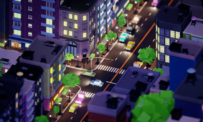 design stylised lowpoly 3d environment game assets unity unreal low poly assets